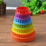1 Set Plastic Cupcake Round Shape Cookie Cutter Cake Mold Biscuit Fondant DIY Cake Kitchen Cooking Tools 6 size together