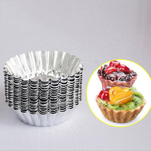 10pcs  7cm Muffin Cupcake Silicone Cups Round For Muffin Cupcake DIY Baking Fondant Muffin Cake Cups Molds