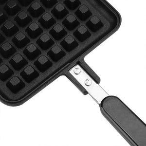 Household Waffle Bake Mold Kitchen Gas Non-Stick Waffle Maker Pan Mould Mold Press Plate Waffle Iron Baking Tools