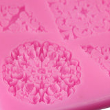 Hot Sale Sugarcraft Lace Flower Shape 3D Silicone Fondant Mould Cake Decorating Tools Cupcake