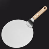 Newly Stainless Steel Pizza Peel Shovel with Wooden Handle Cake Shovel Baking Tools Cheese Pizza Shovels