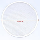 WHISM 6-14" Aluminum Pizza Tray Mesh Round Pizza Pancake Net Baking Pan Pizza Net Baking Accessories Screen Pastry Baking Tools